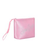 Girls Pink Logo Pouch, 1, hi-res