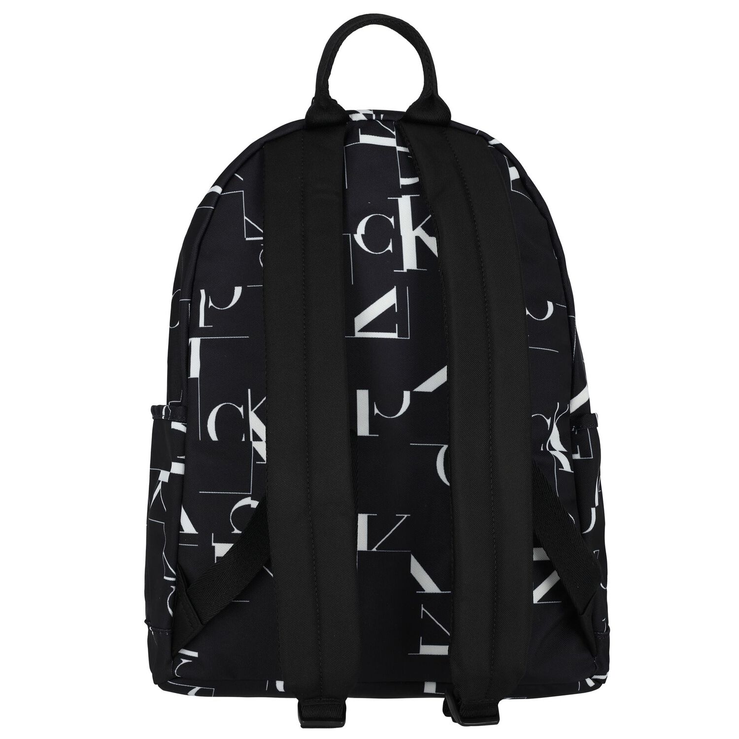 حقيبة ظهر بالشعار باللون الأسود, 1, hi-res