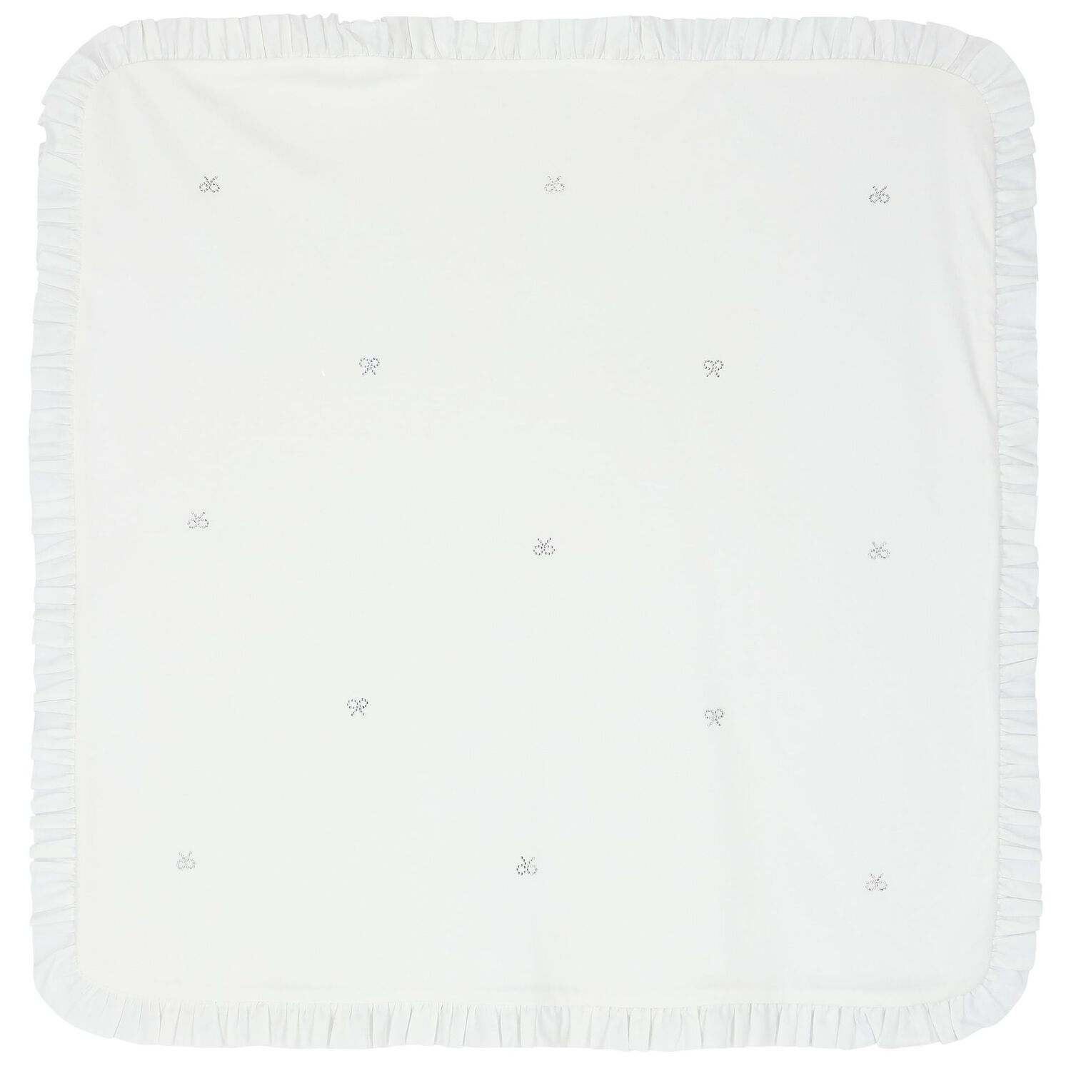 Baby Girls White Crystal Bow Babygrow Gift Set, 1, hi-res image number null