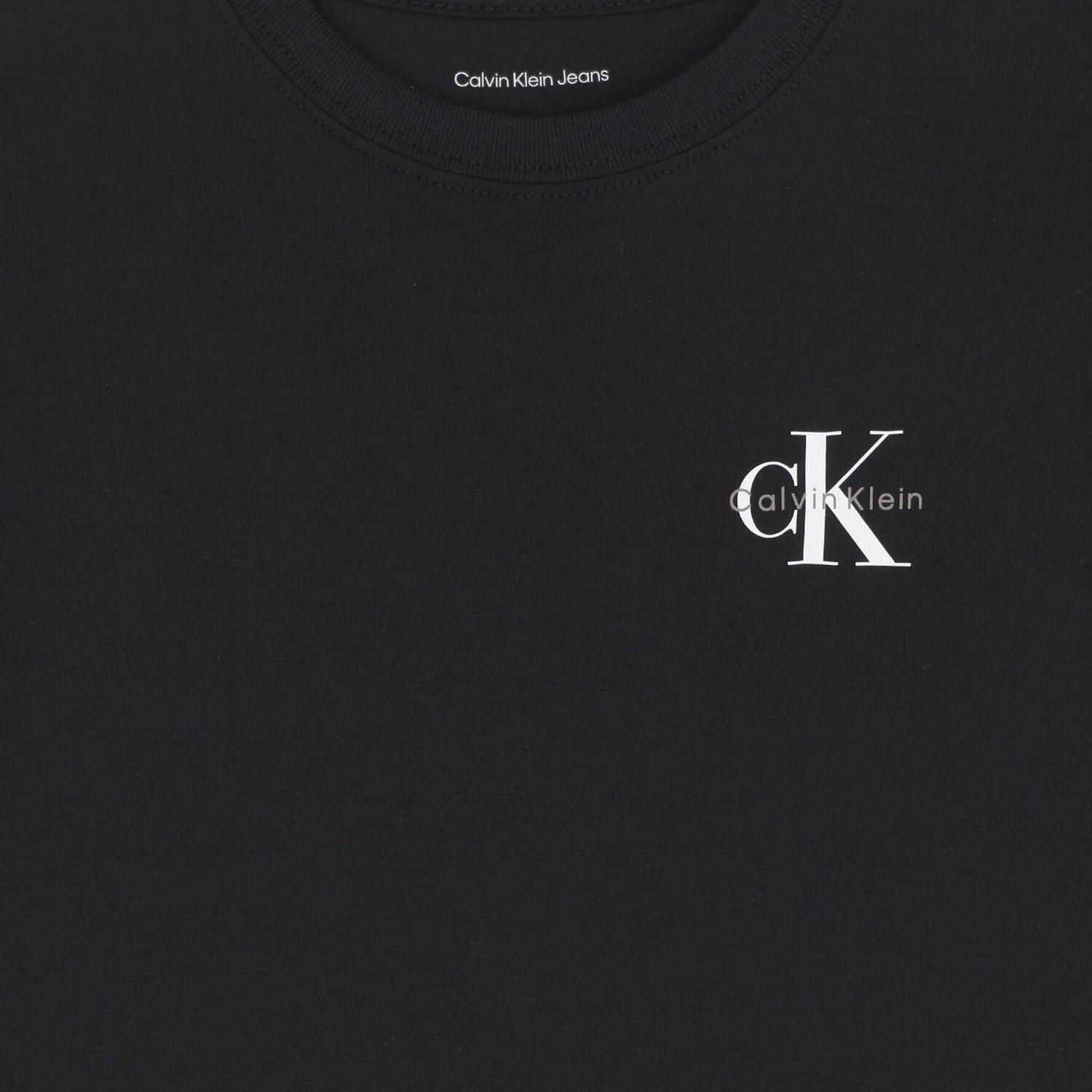 Boys Black Logo T-Shirt, 1, hi-res