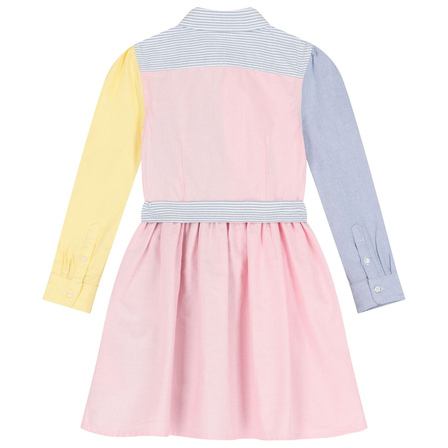 فستان بنات بالشعار متعدد الألوان , 1, hi-res