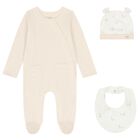Beige & Ivory Babygrow Gift Set, 2, hi-res