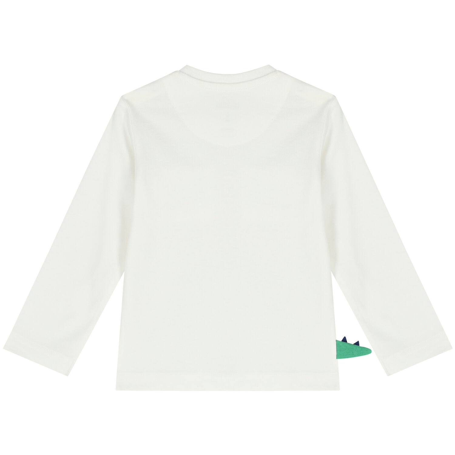 Younger Boys Ivory Dinosaur Long Sleeve Top, 1, hi-res image number null