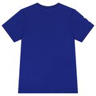Boys Blue Logo T-Shirt, 1, hi-res