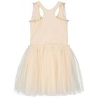 Girls Ivory Embellished Tulle Dress, 1, hi-res