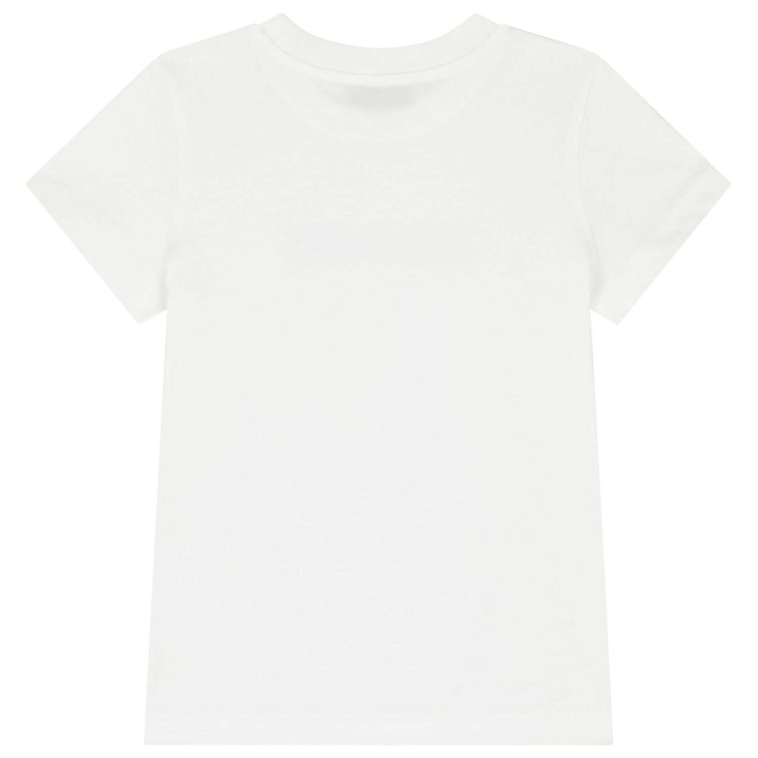 Girls White Logo T-Shirt, 1, hi-res