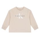 طقم أولاد هدايا أفرول باللون البيج والأبيض ( 3 قطع) , 8, hi-res