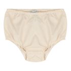 طقم فستان بيج مخطط بنقوش زهور للبنات الصغيرات, 1, hi-res