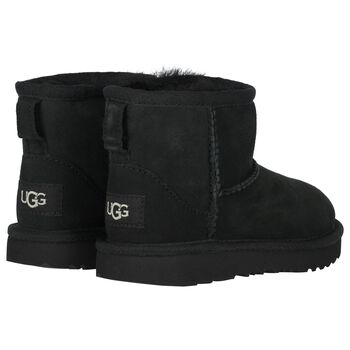Black Classic Mini II Suede Boots