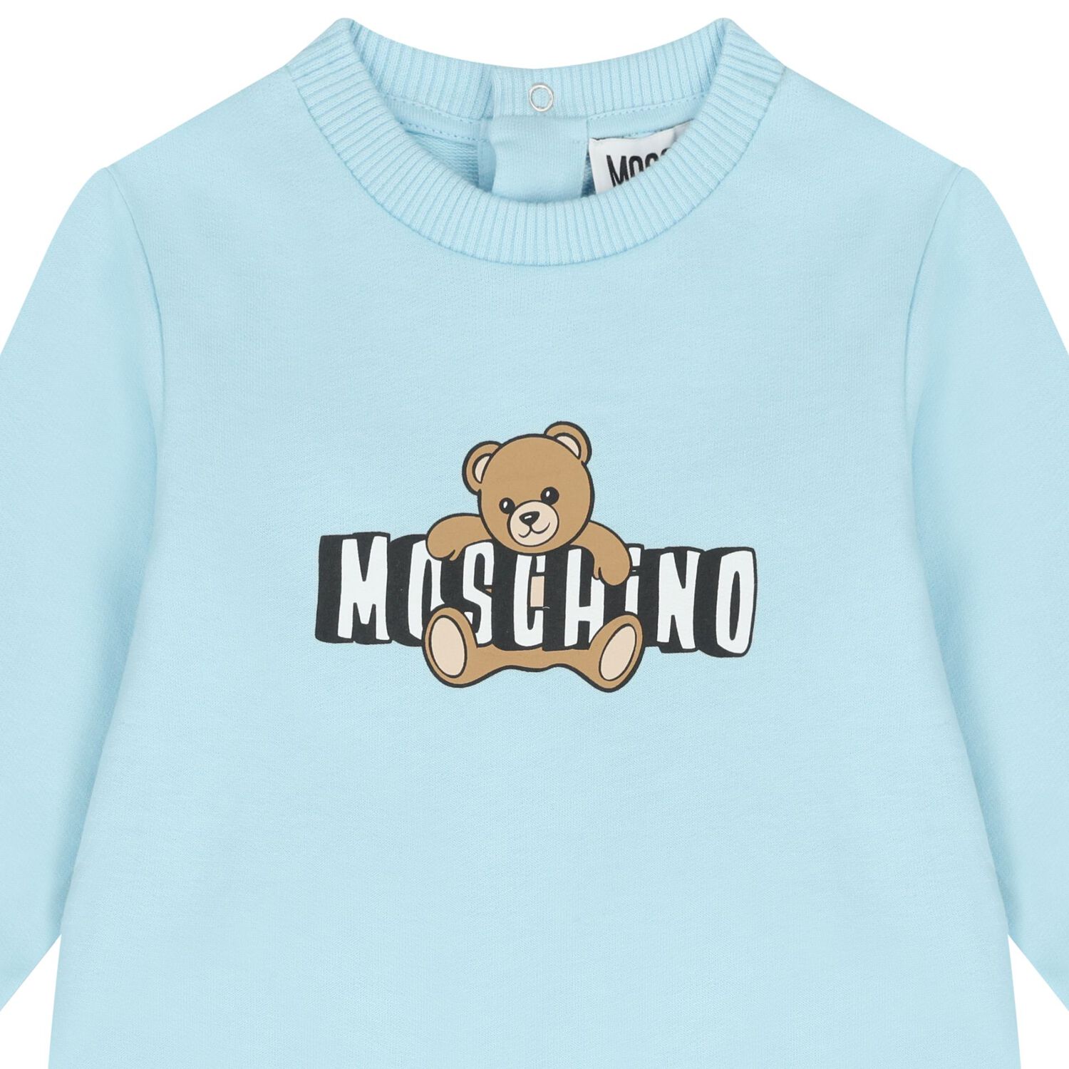 Blue Teddy Bear Logo Babygrow Gift Set, 4, hi-res