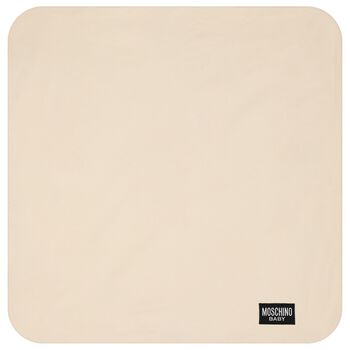 بطانية بشعار تيدي باللون البيج