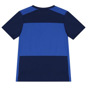 تيشيرت للأولاد أزرق اللون بشعار Dri-Fit