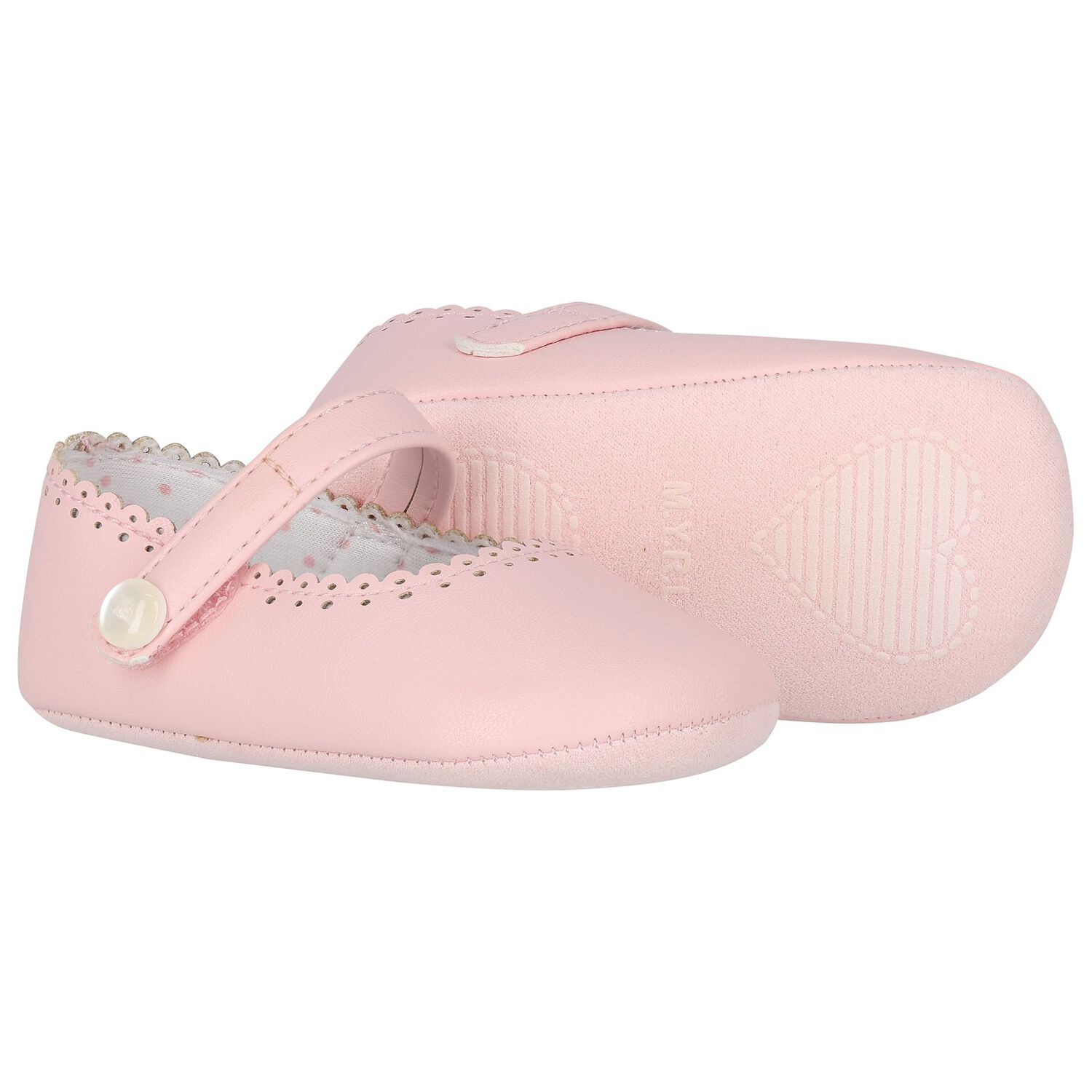 Baby Girls Pink Pre Walker Shoes, 1, hi-res image number null