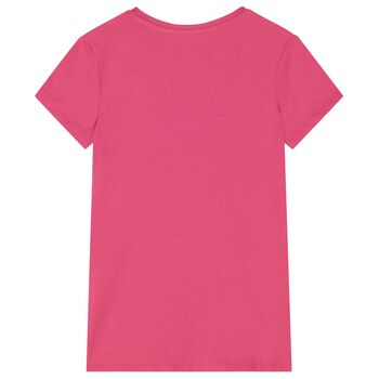 Girls Pink Logo T-Shirt