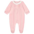 Baby Girls Pink Logo Babygrow, 2, hi-res