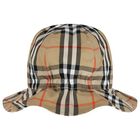 طقم فستان اطفال باللون البيج و الابيض للبنات , 1, hi-res