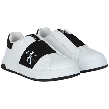 White Logo Trainers