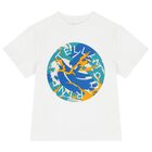 Boys White Logo T-Shirt, 1, hi-res
