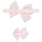 Girls Pink Bow Headband set , 3, hi-res