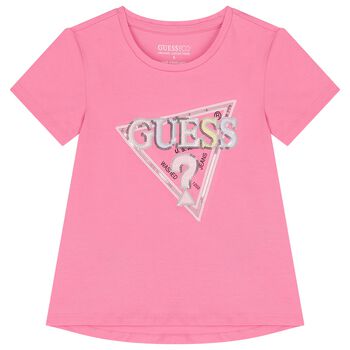 Girls Pink Logo T-Shirt