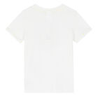 تيشيرت بالشعار باللون الأبيض للأولاد, 1, hi-res