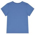 تيشيرت بالشعار باللون الأزرق, 2, hi-res