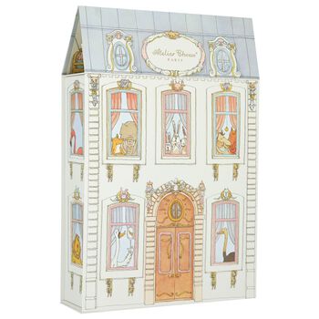 Baby Girls White & Pink Signature Carrés Gift Set