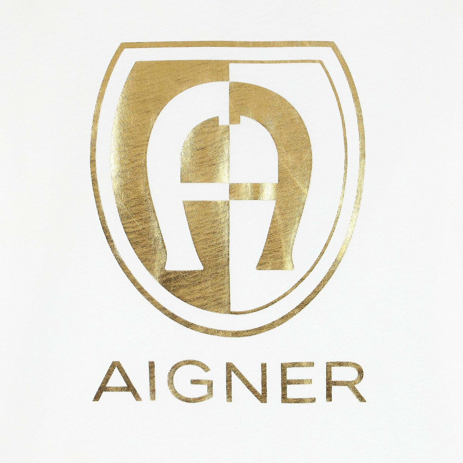 توب باكمام بالشعار باللون الابيض والذهبى للاولاد, 1, hi-res