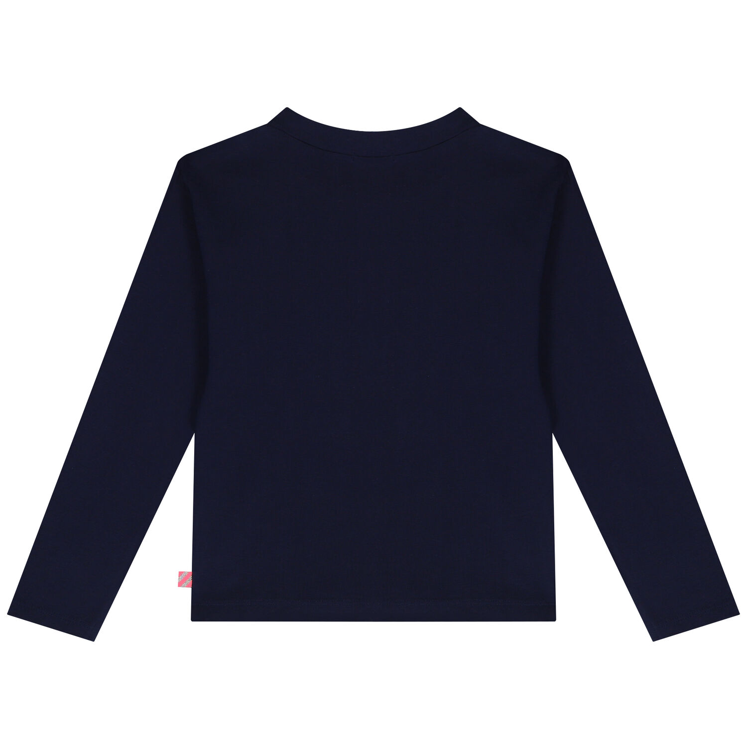 Girls Navy Blue Logo Long Sleeve Top, 1, hi-res image number null