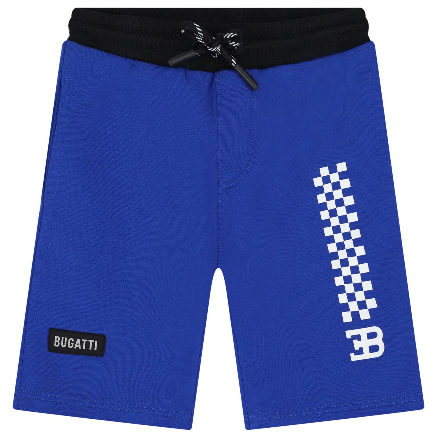 Boys Blue Logo Shorts, 1, hi-res