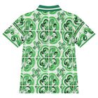 Boys Green & White Majolica Polo Shirt, 1, hi-res