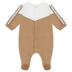 طقم هدايا افرول اولاد بالشعار باللون الابيض والبيج, 2, hi-res