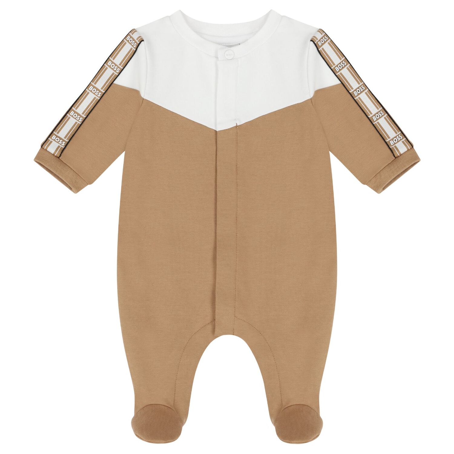 طقم هدايا افرول اولاد بالشعار باللون الابيض والبيج, 2, hi-res