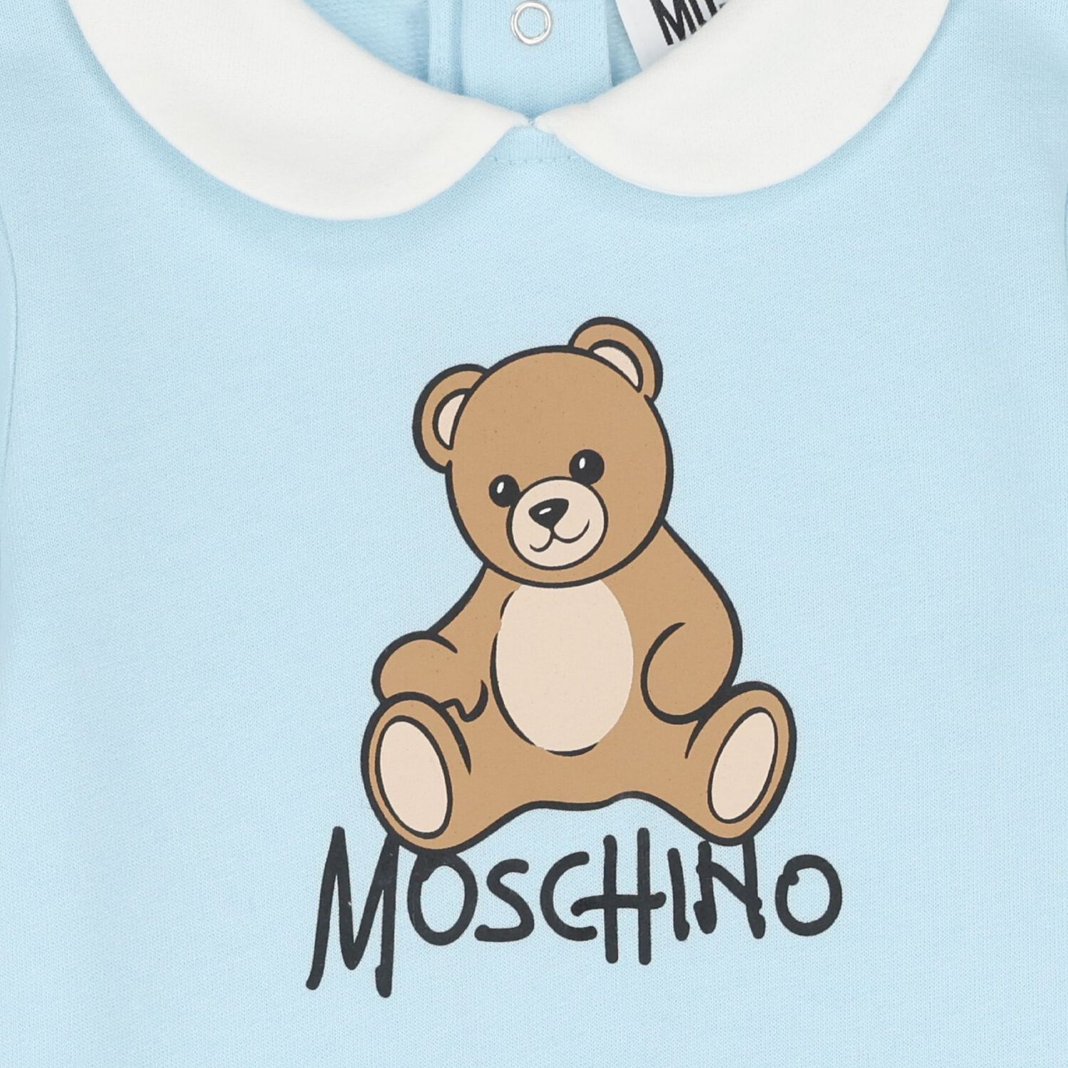 Blue Teddy Bear Logo Babygrow, 2, hi-res