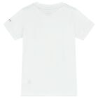 Boys White Logo T-Shirt, 1, hi-res
