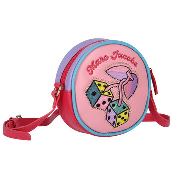 Girls Pink Logo Shoulder Bag
