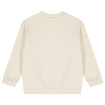 Boys Beige Robot Sweatshirt