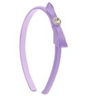 Girls Purple Bow Headband, 2, hi-res