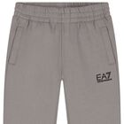 Boys Grey Logo Joggers, 1, hi-res