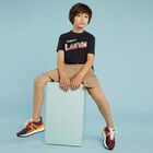 تيشيرت بالشعار باللون الكحلى للاولاد, 1, hi-res