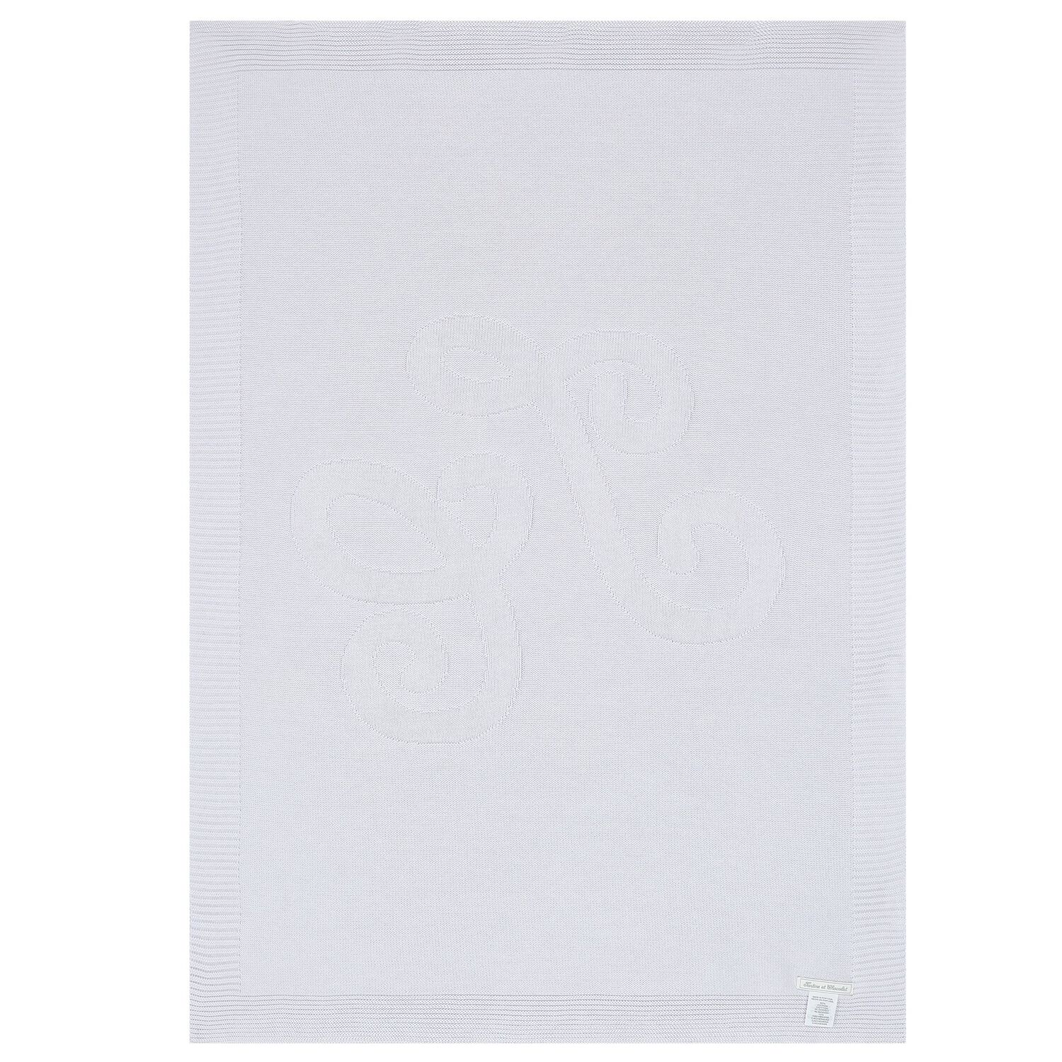 بطانية أولاد محبوكة باللون الأزرق, 2, hi-res image number null