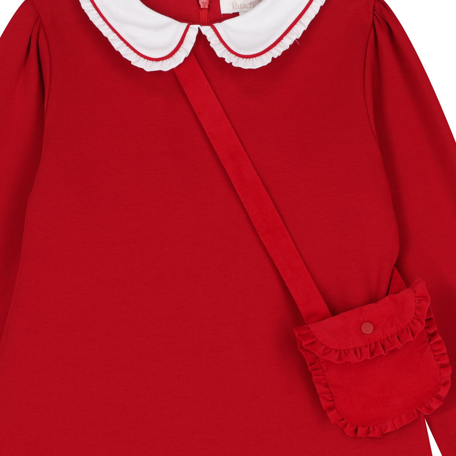 مجموعة فستان بناتي أحمر, 3, hi-res