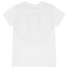 Boys White Logo T-Shirt, 1, hi-res