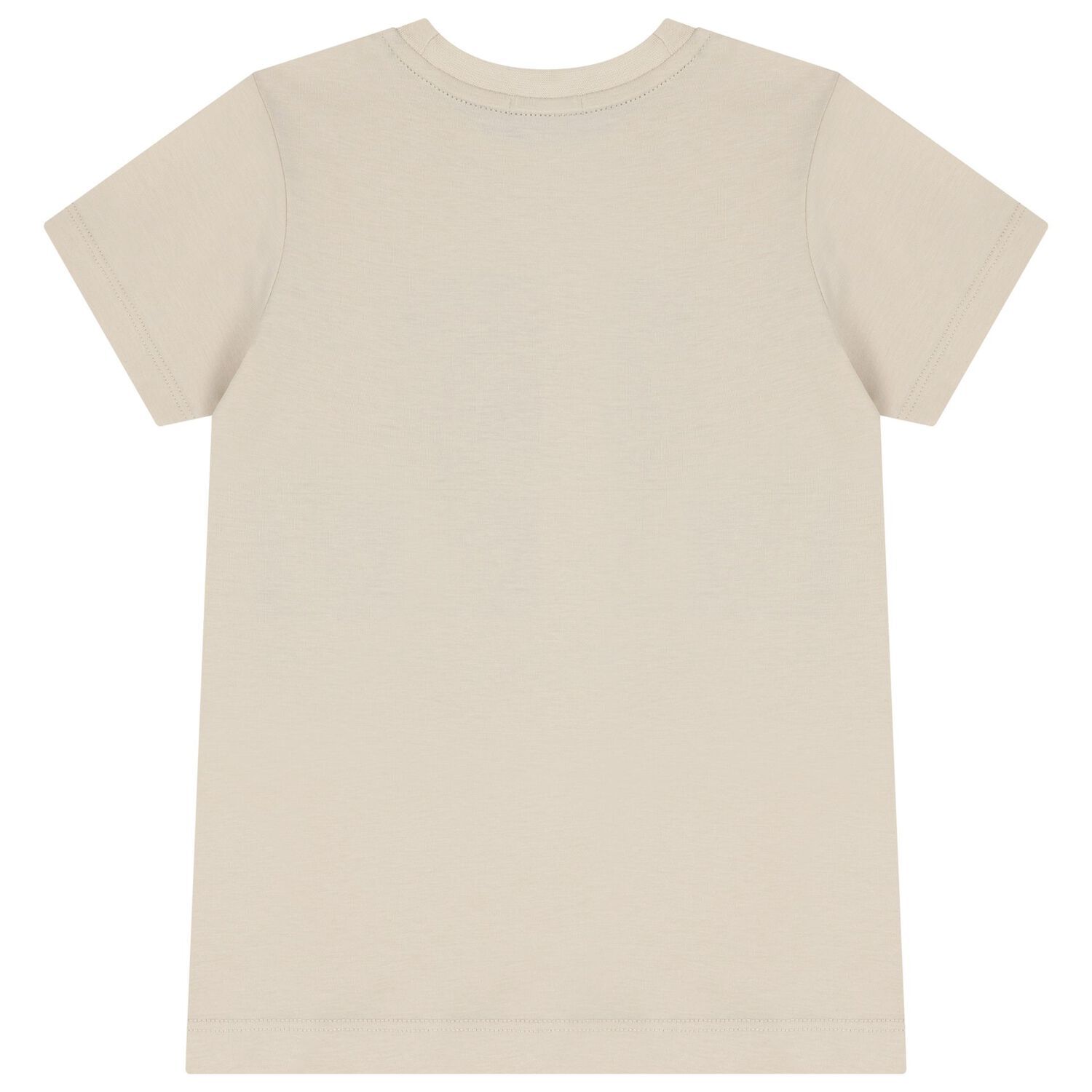Boys Beige Logo T-Shirt, 1, hi-res image number null