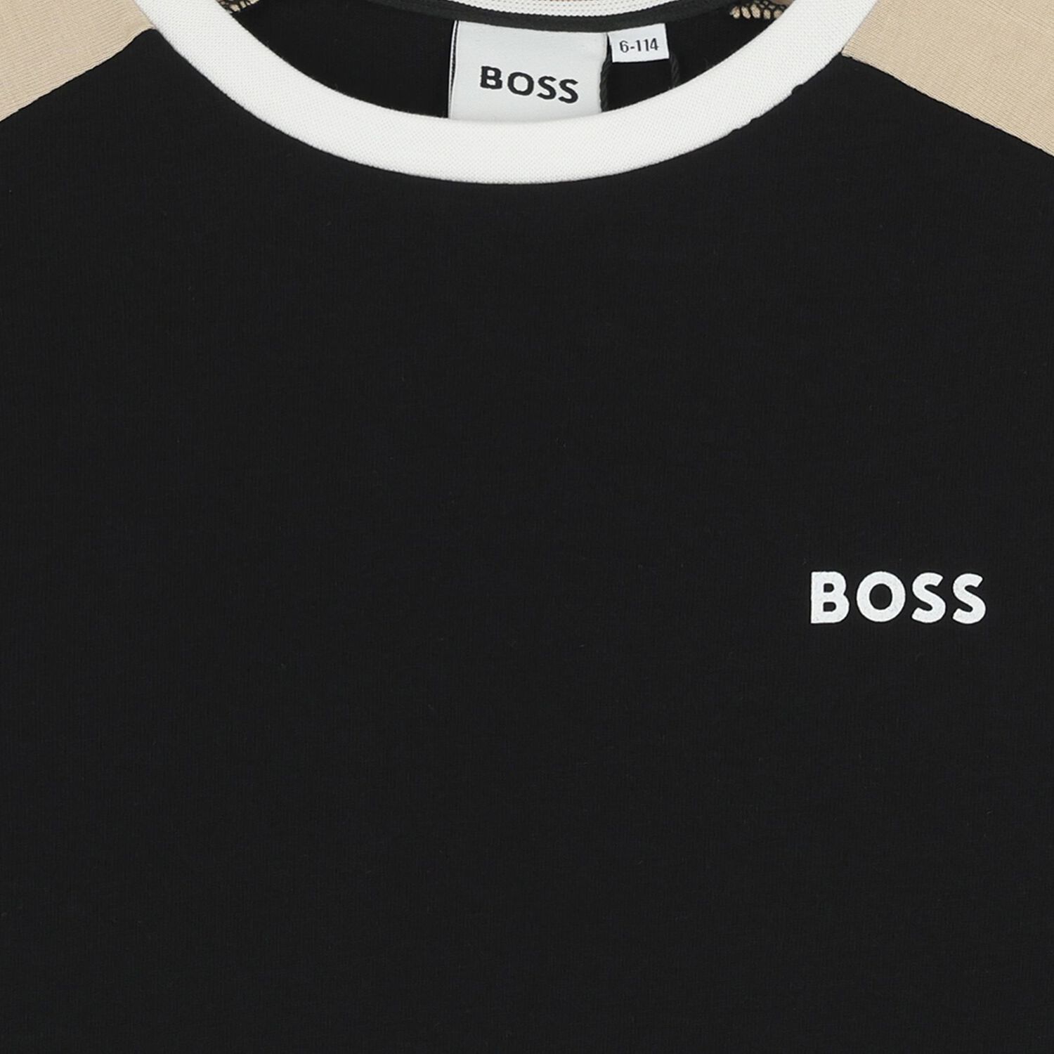 Boys Black Logo Shorts Set, 2, hi-res