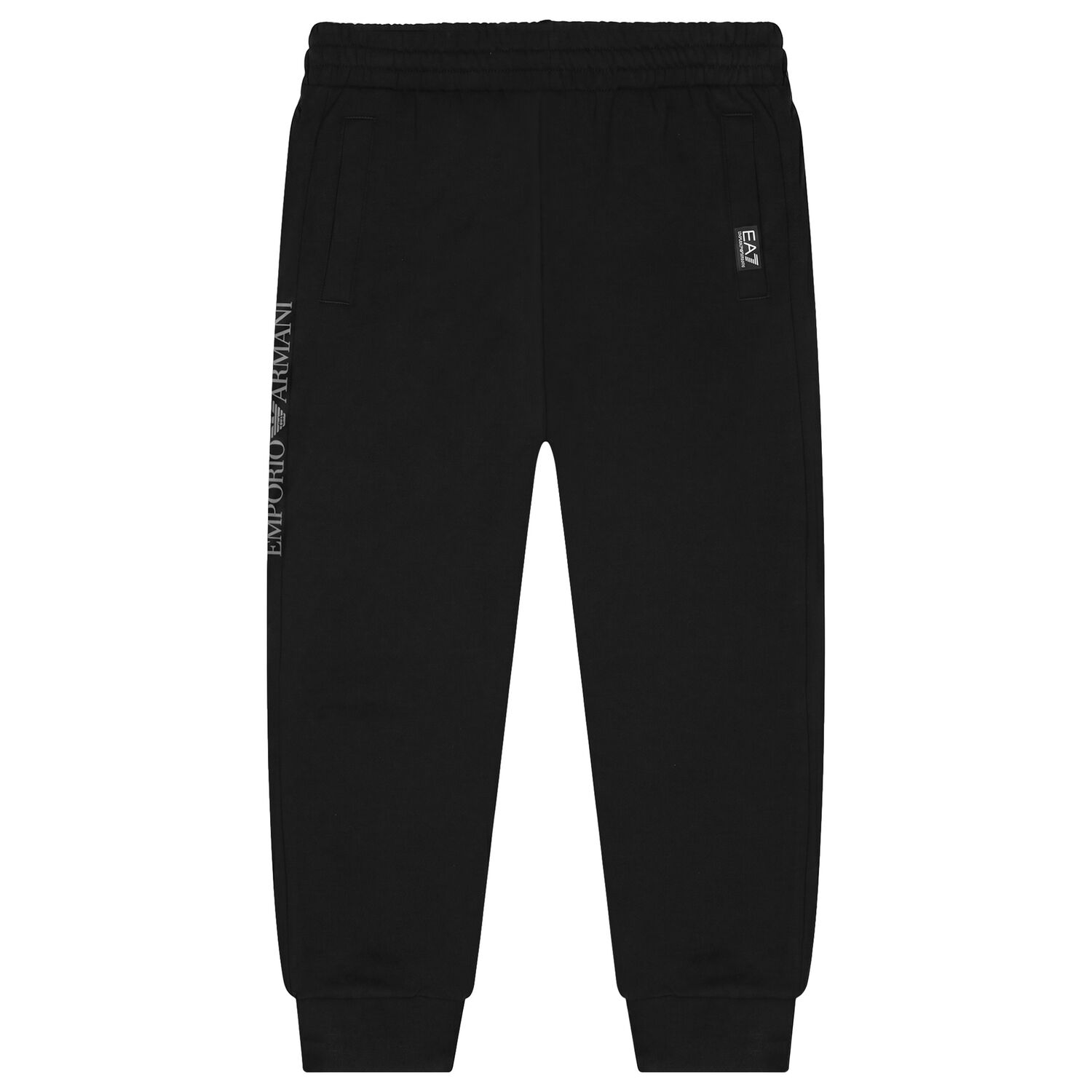 Boys Black Logo Joggers, 1, hi-res
