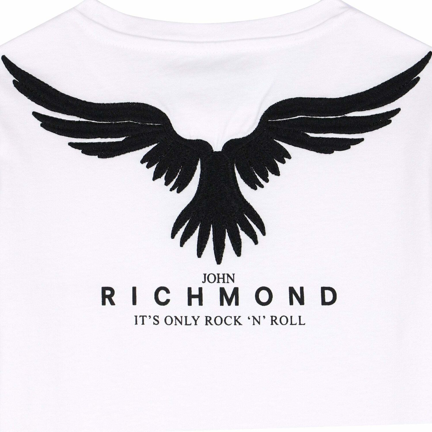 Boys White Logo T-Shirt, 1, hi-res