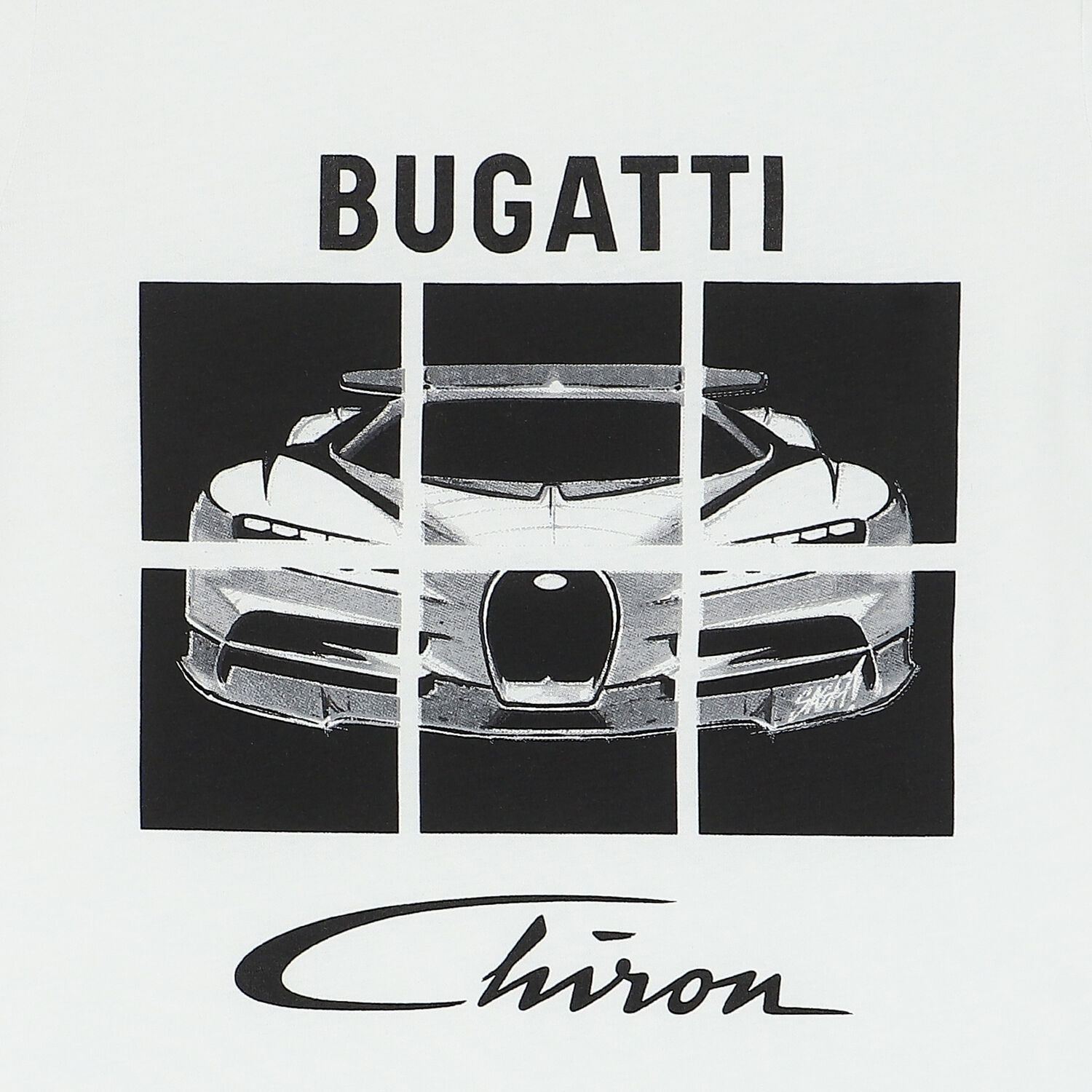 تيشيرت أولاد بالشعار باللون الابيض والاسود, 1, hi-res image number null