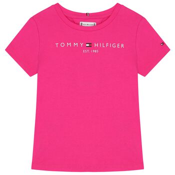 Girls Pink Logo T-Shirt