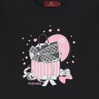 Girls Black Bag T-Shirt, 2, hi-res